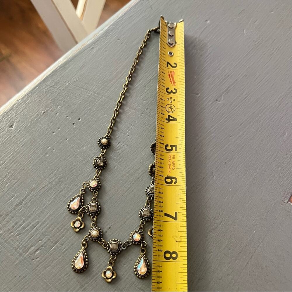 Antique Gold Statement Necklace - Picture 5 of 8